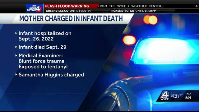 NC: Woman charged with death of 8-month-old child after overdose - Vimarsana News