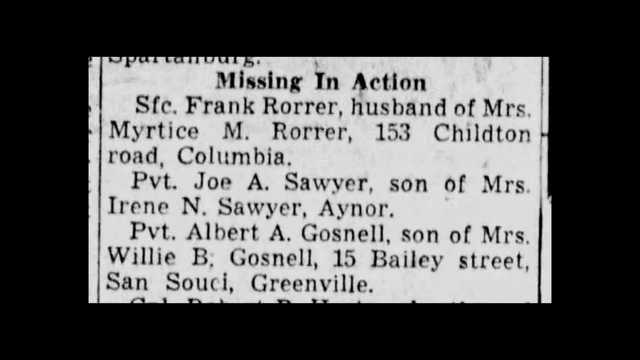South Carolina: Greenville soldier accounted for from Korean War - Vimarsana News