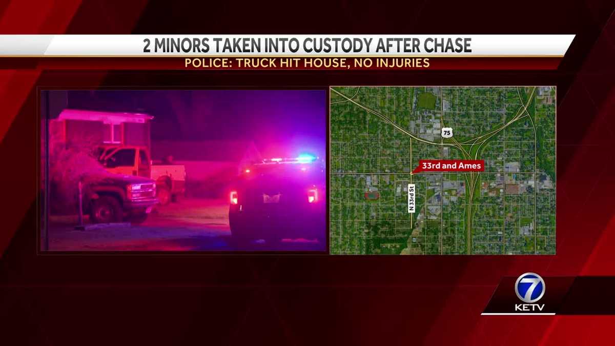 Omaha police take 2 minors into custody after a chase
