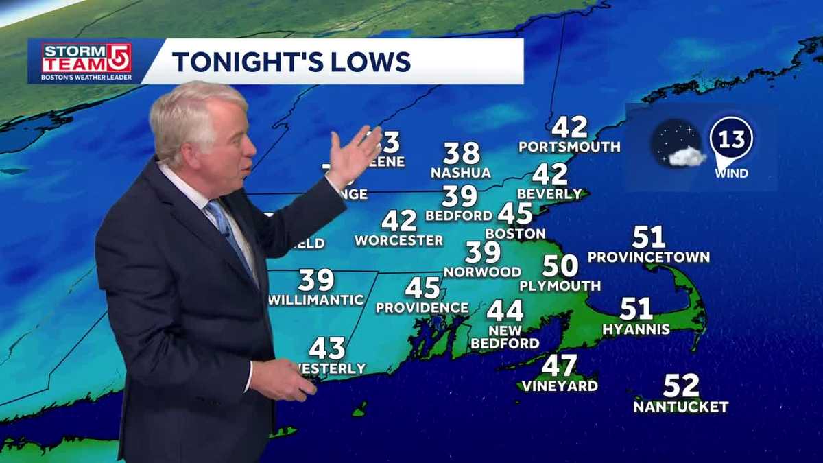 Video: Chilly tonight with some frost in the north and west