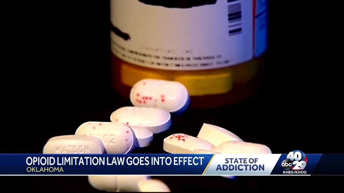 New Oklahoma limits on opioid prescriptions go into effect