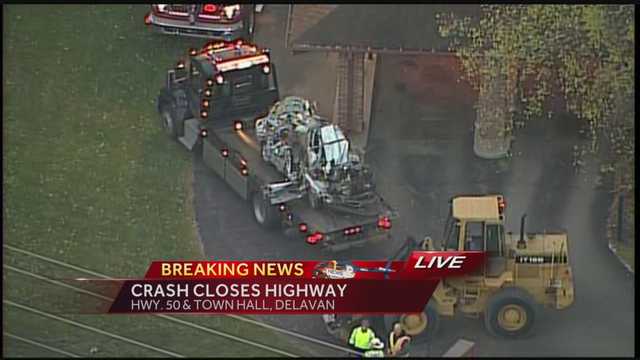 Serious crash reported near Delavan