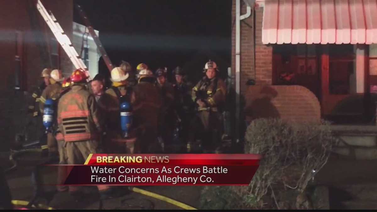 Mon Valley water main break created concerns as crews battled Clairton fire