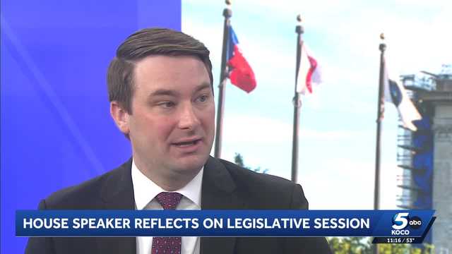 Oklahoma house speaker reflects on legislative session KOCO 4 MIN