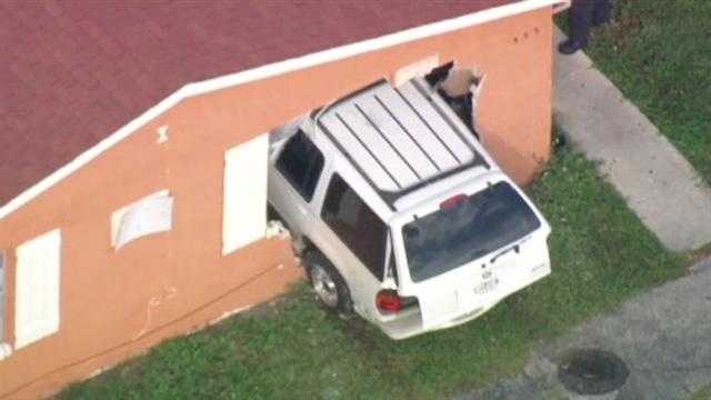 Investigators: Drunk driver slammed SUV into home