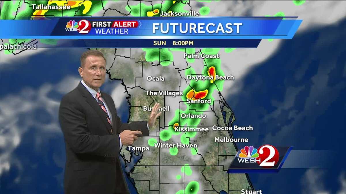 Hot & Humid Sunday with Late Day Storms