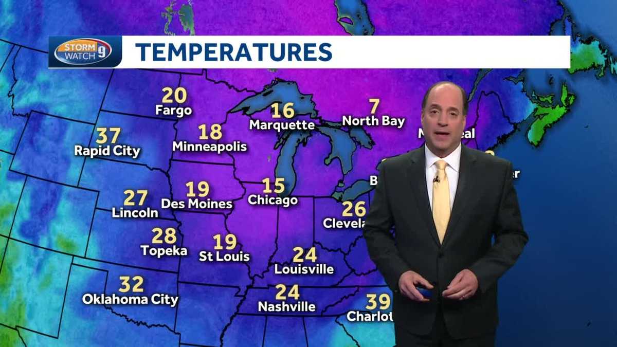 Update Recordlow temperatures expected