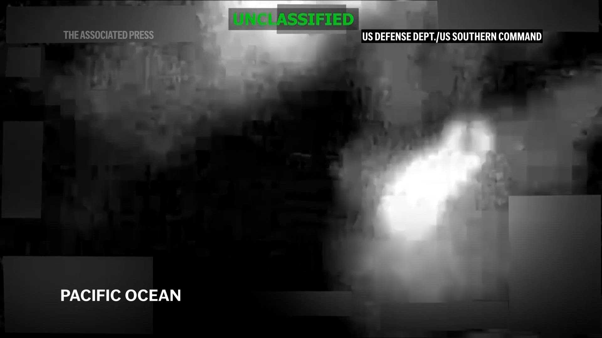 US strike on an alleged drug boat kills 3 in the eastern Pacific Ocean