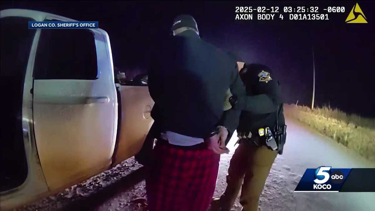 Man in Logan County caught running from police on icy roads