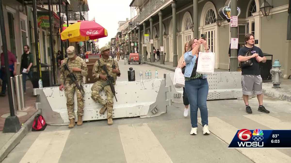 350 National Guard troops deploy to New Orleans, will remain through Mardi Gras