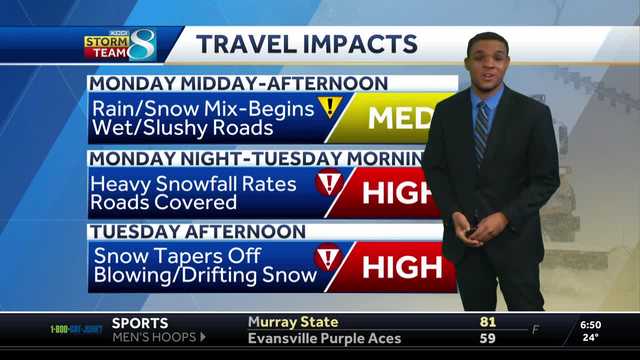 Winter storm to impact Central Iowa Monday afternoon through Tuesday - Vimarsana News