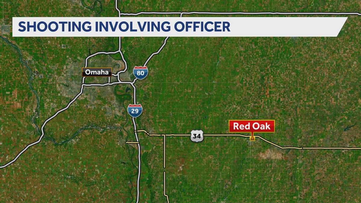 Iowa authorities investigate after suspect is injured in shooting involving an officer in Red Oak