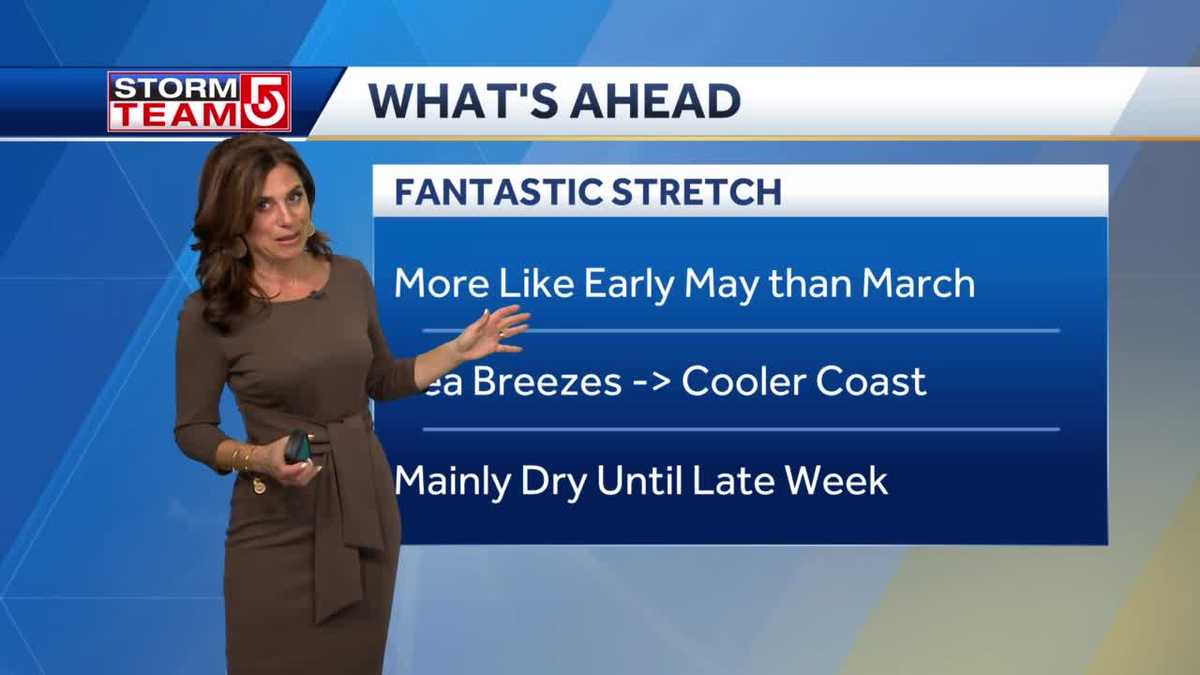 Video: Fantastic stretch of spring weather