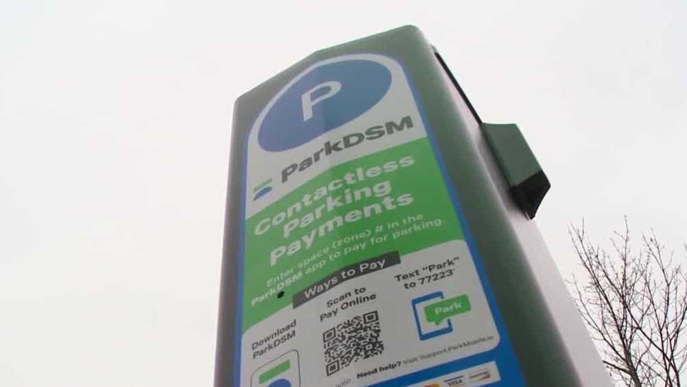 New parking meter kiosks around downtown Des Moines