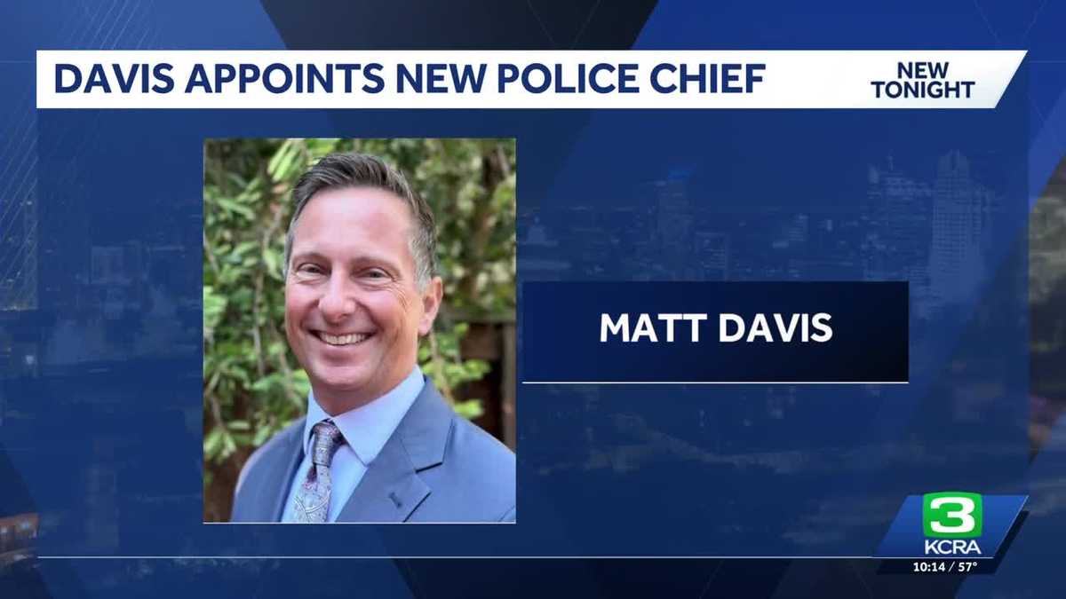 Davis names Matt Davis as new police chief