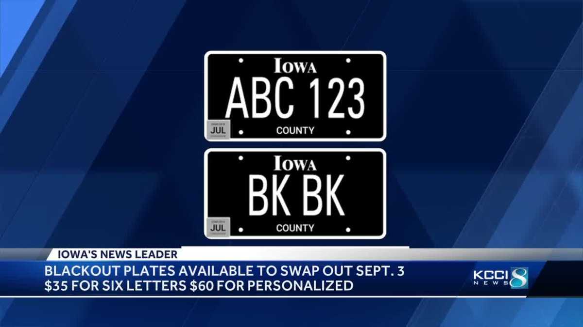 New blackout license plates are easily accessible starting next week
