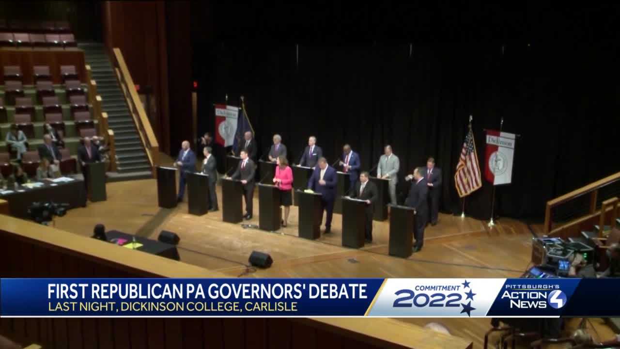 Pennsylvania GOP Gubernatorial Candidates Take Stage At Debate