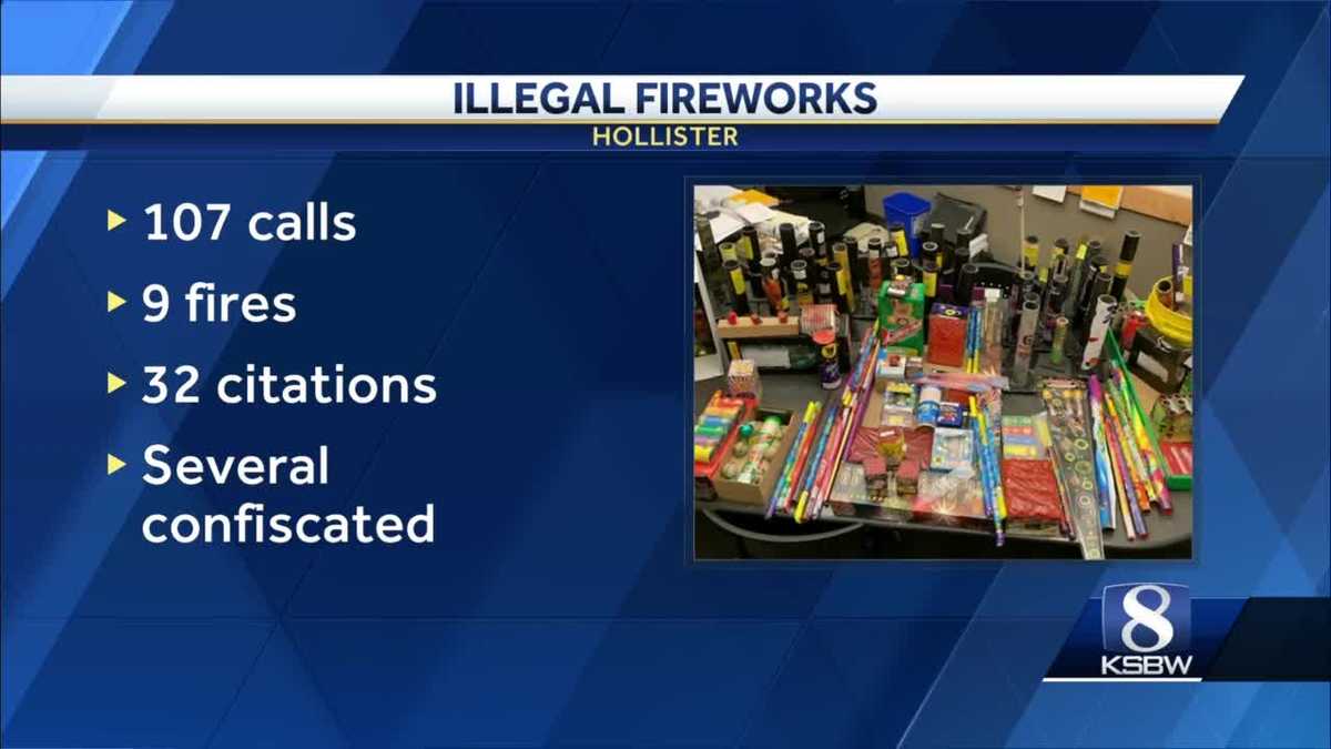 Hollister police see record number of illegal fireworks