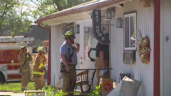 clarke county cafe catches fire tuesday afternoon