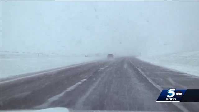 Wintry blast hits Oklahoma with hours of snowfall in Weatherford - Vimarsana News