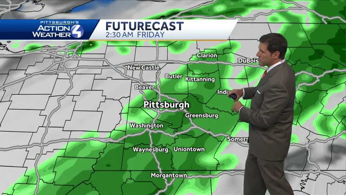 Rain showers tonight, cooler temperatures moving in
