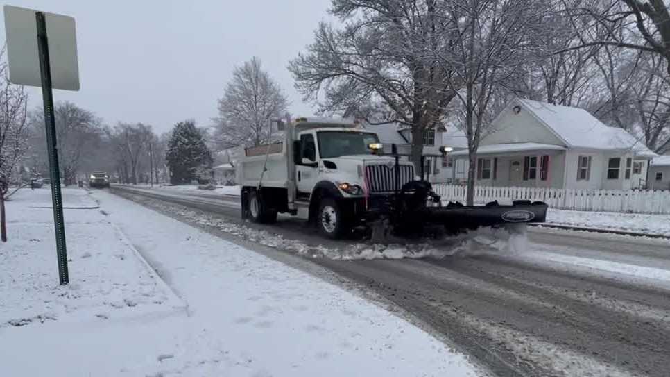 Fremont plow drivers handle Monday's snow storm