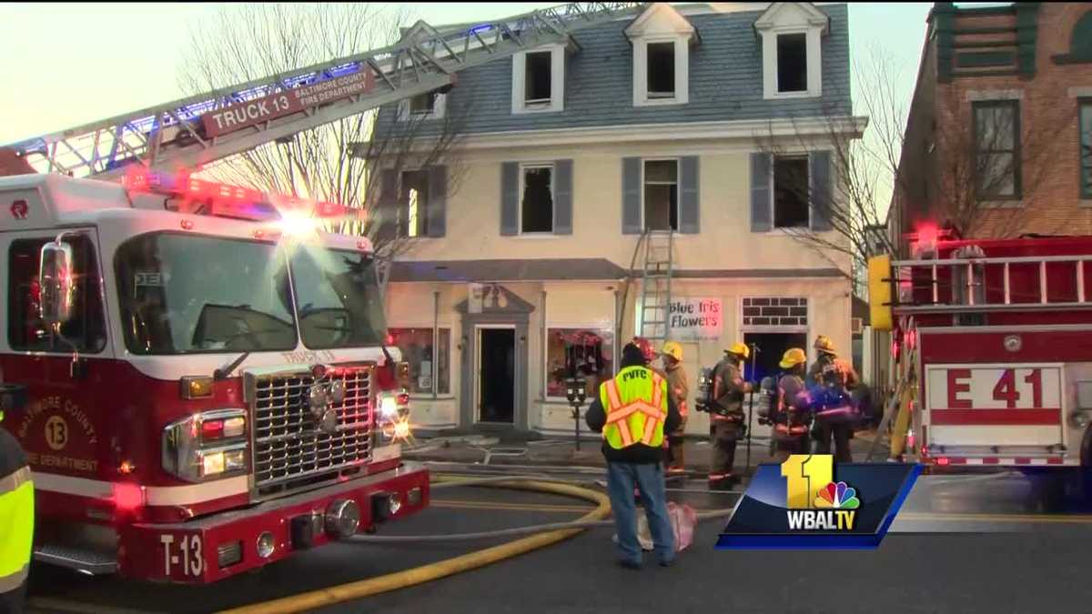 Video Fire ravages Catonsville florist