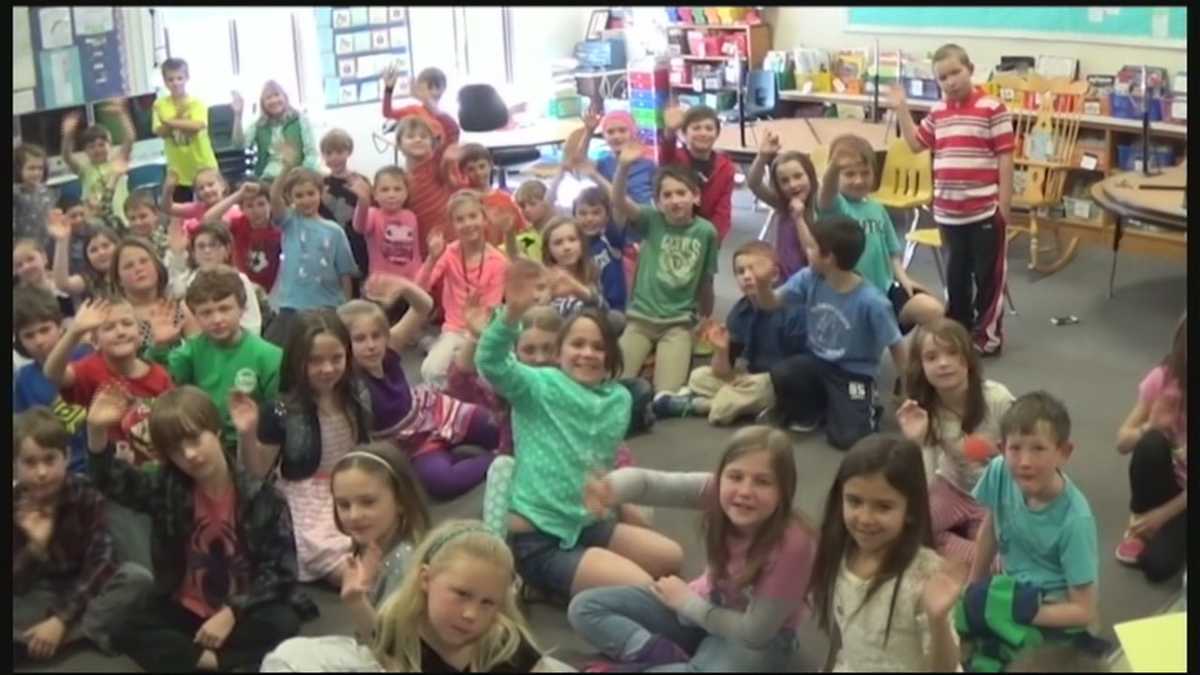 School visit Harold Martin Elementary School in Hopkinton