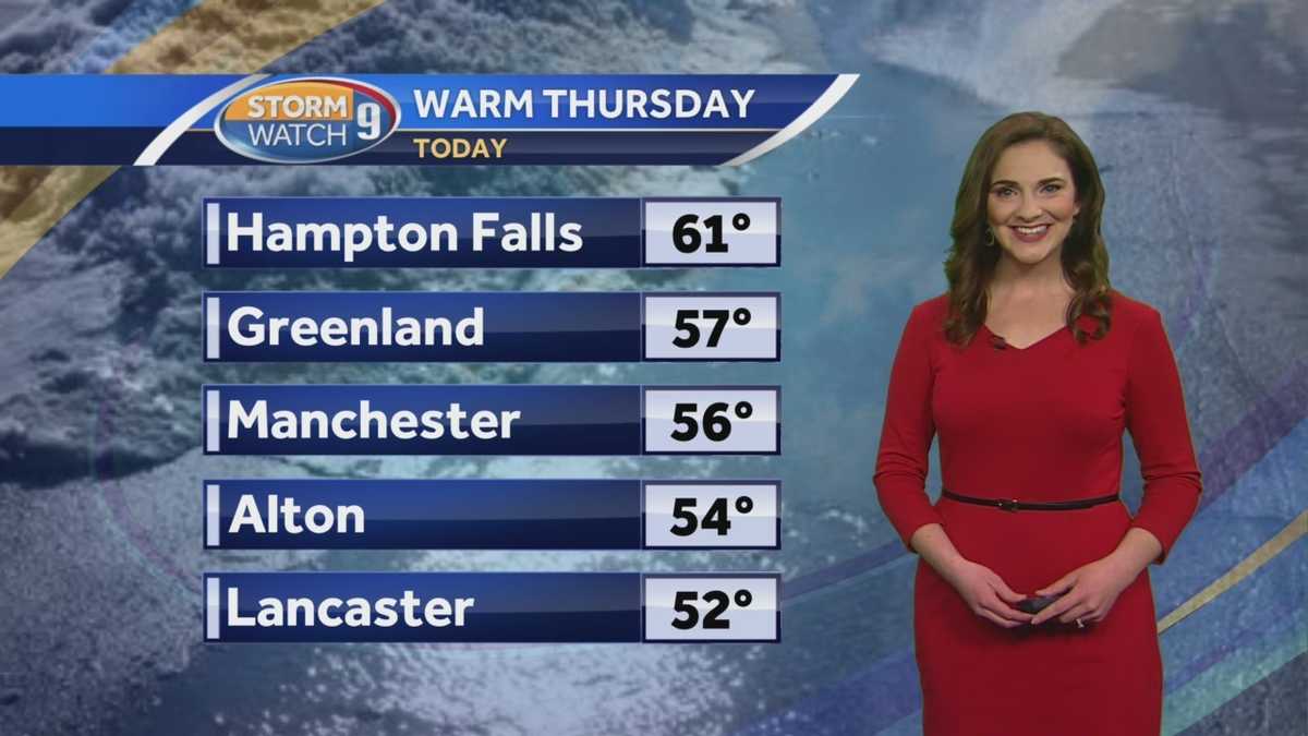 Rain moves through overnight