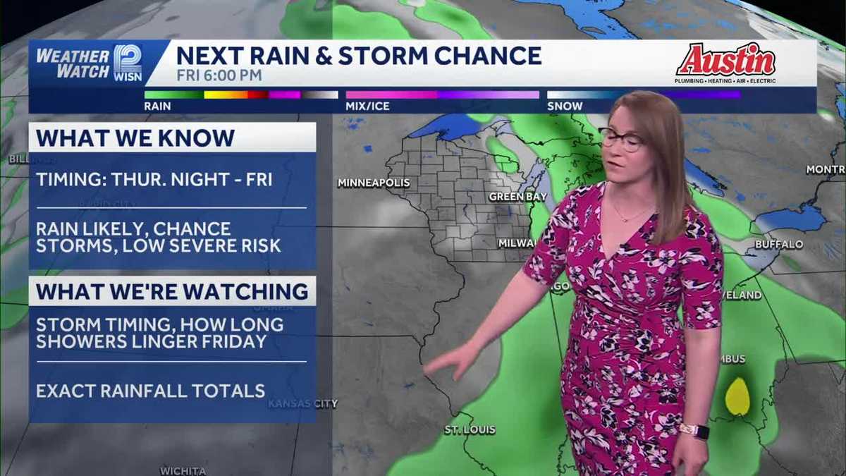 Sunny and dry stretch in SE Wisconsin