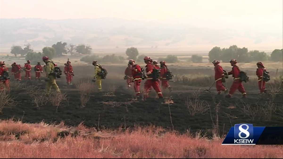 Fast-growing wildfire scorches 2,200 acres in south Monterey County