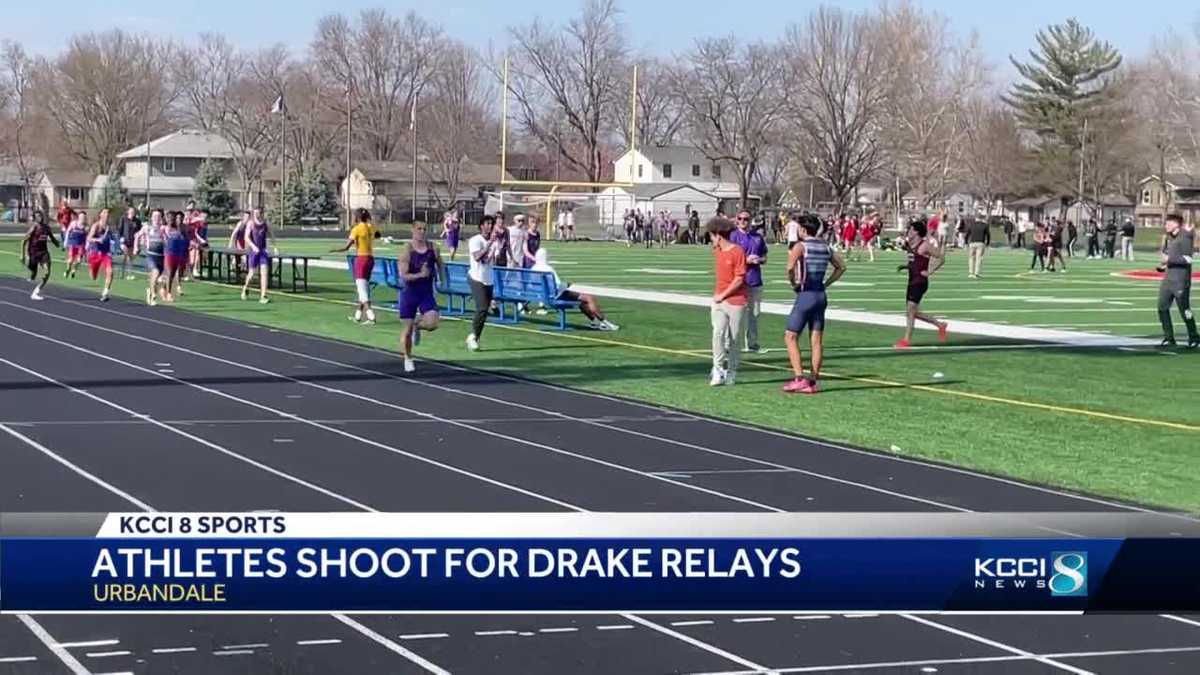 Track stars race for a spot in the Drake Relays