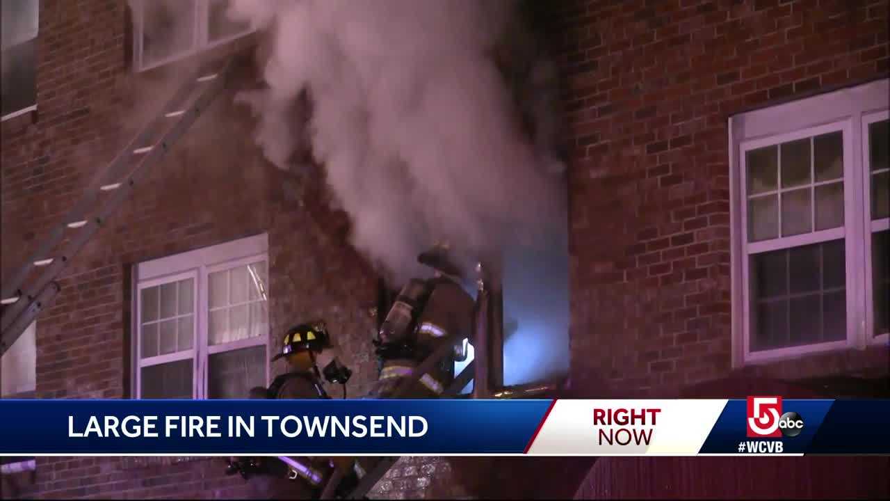 Fire Rips Through Apartment Building