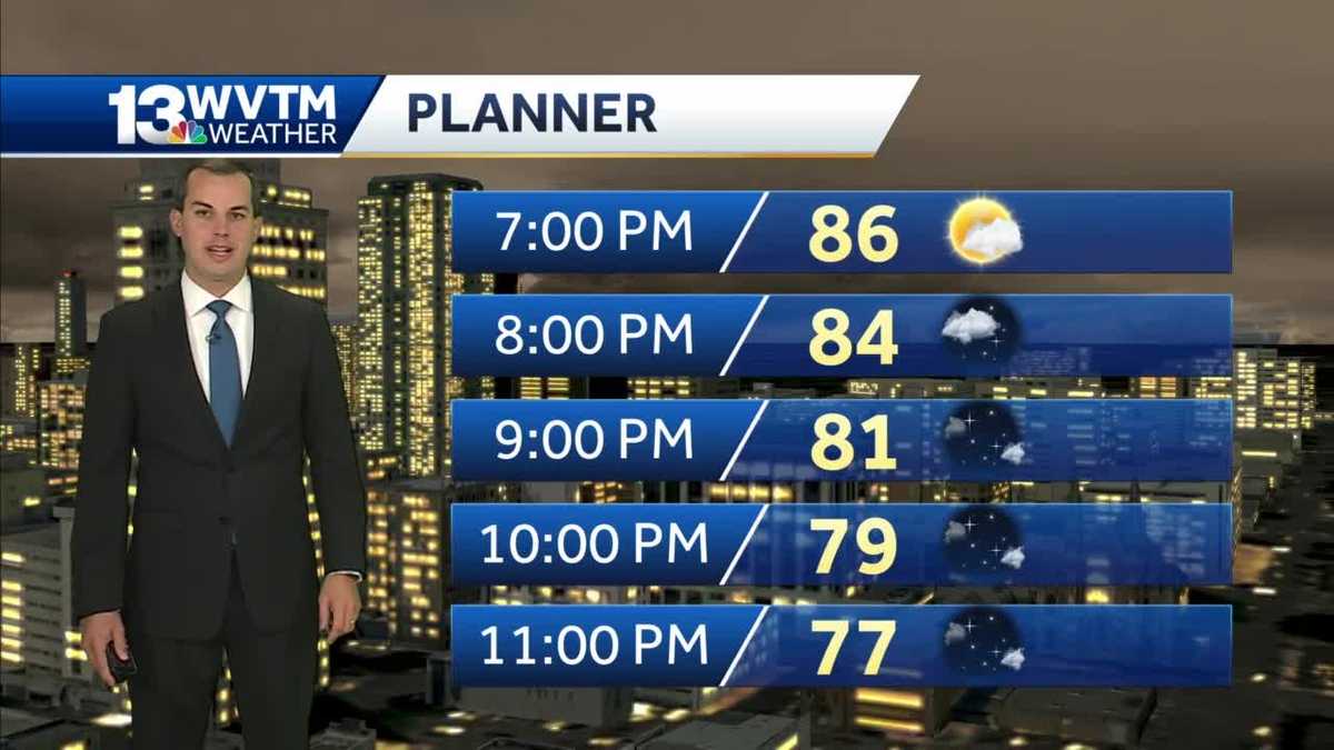Rain chances gradually increasing