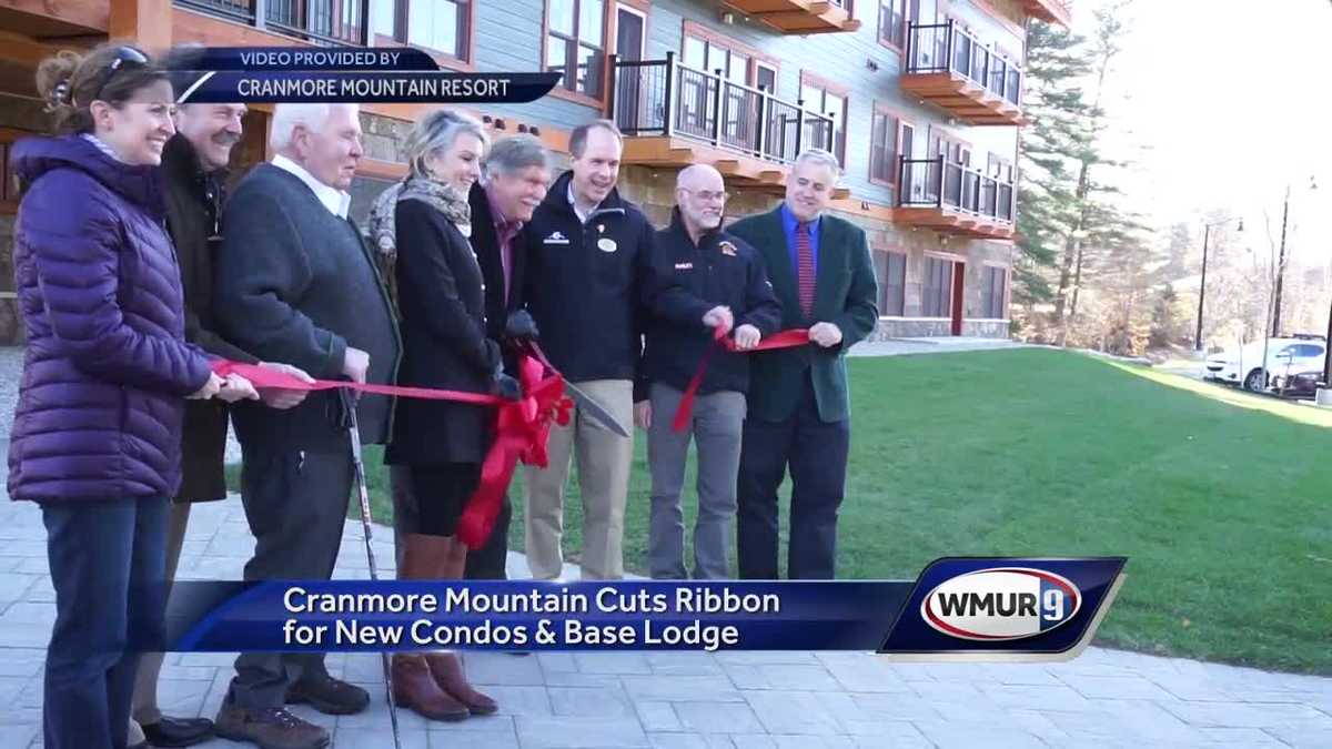 Cranmore Mountain cuts ribbon for new condos and base lodge