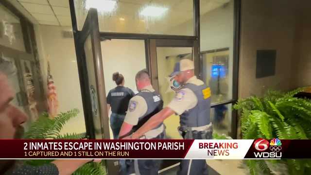 Washington Parish deputies capture both inmates who escaped Sunday afternoon