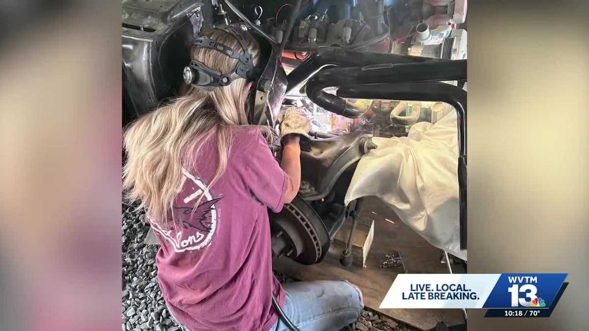 Young mother finds success in male-dominated welding industry