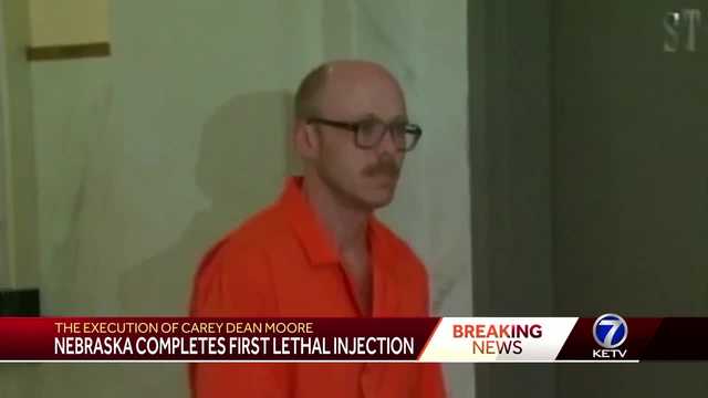 Execution of Carey Dean Moore: Nebraska completes first lethal injection