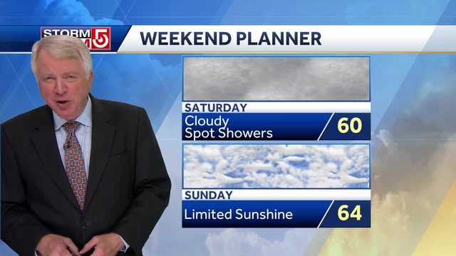 Video: Dreary, wet Saturday; Limited sunshine