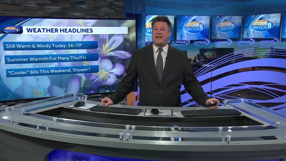 Video: A bit cooler with gusty winds