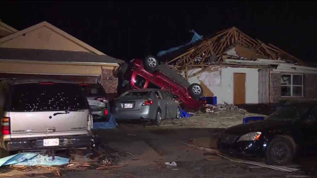 Homes heavily damaged after severe storms move through Norman