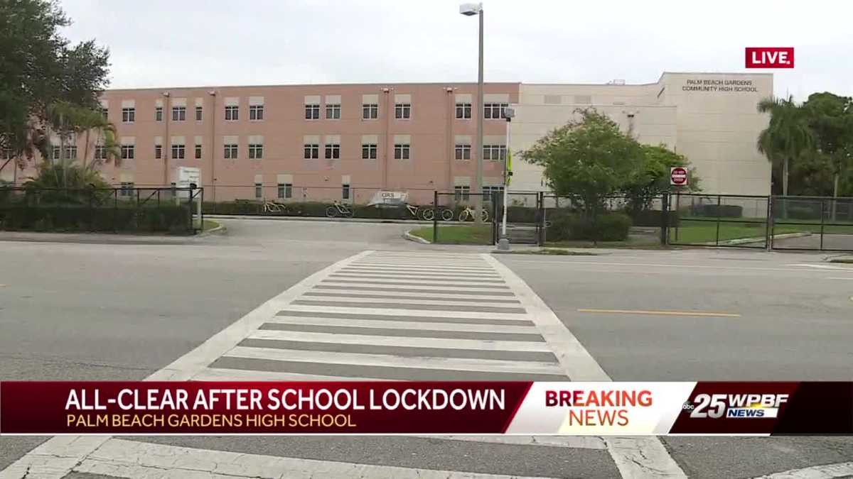 Palm Beach Gardens High School lockdown ended