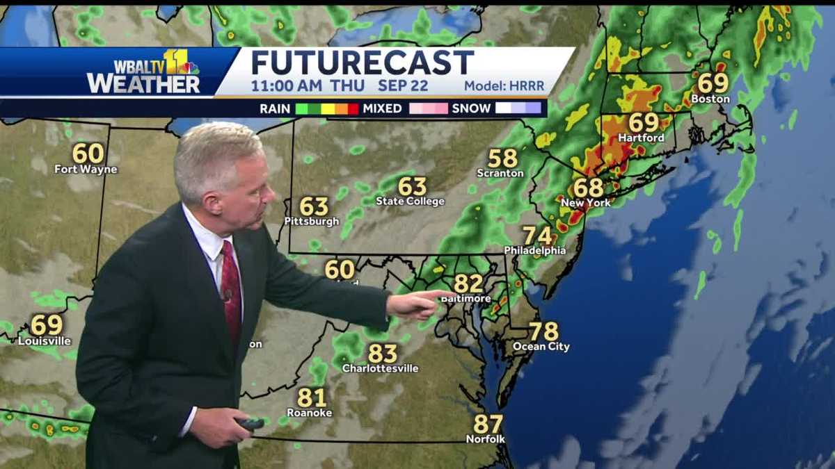 Showers Thursday morning to clear out by afternoon