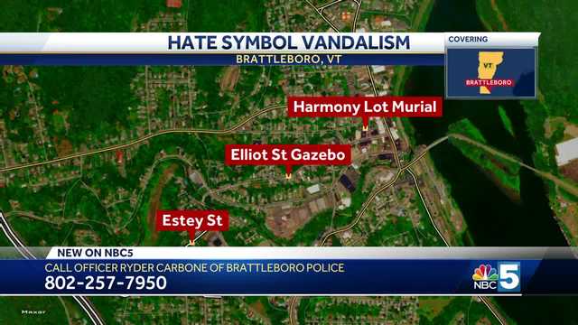 Brattleboro police looking for suspects in apparent hate-symbol vandalism - Vimarsana News