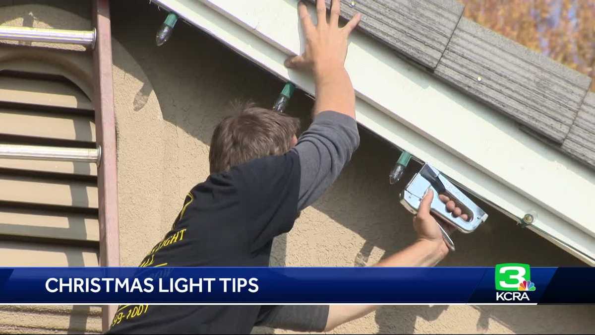 Here are some helpful tips for putting your Christmas lights up