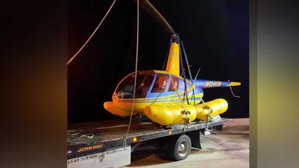 Helicopter makes emergency landing in ocean near Key West airport