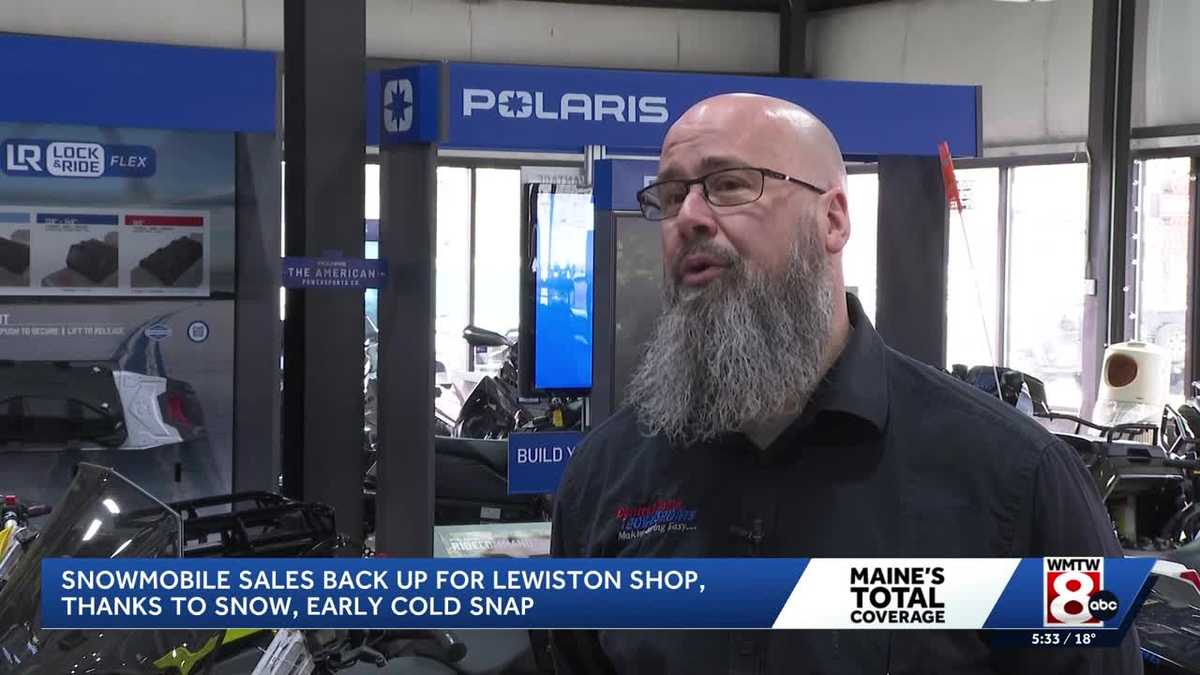 Snowmobile sales up for Lewiston shop, even as more snow is needed