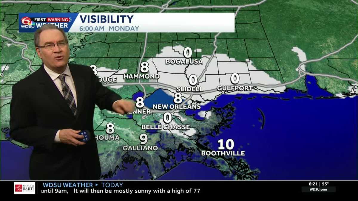 Warm afternoons ahead, fog develops again Monday morning