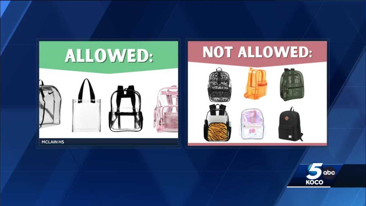 Oklahoma school to implement clear backpack policy