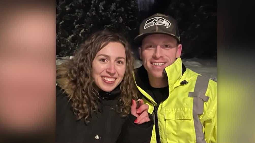 Couple reunited with engagement ring lost in snow